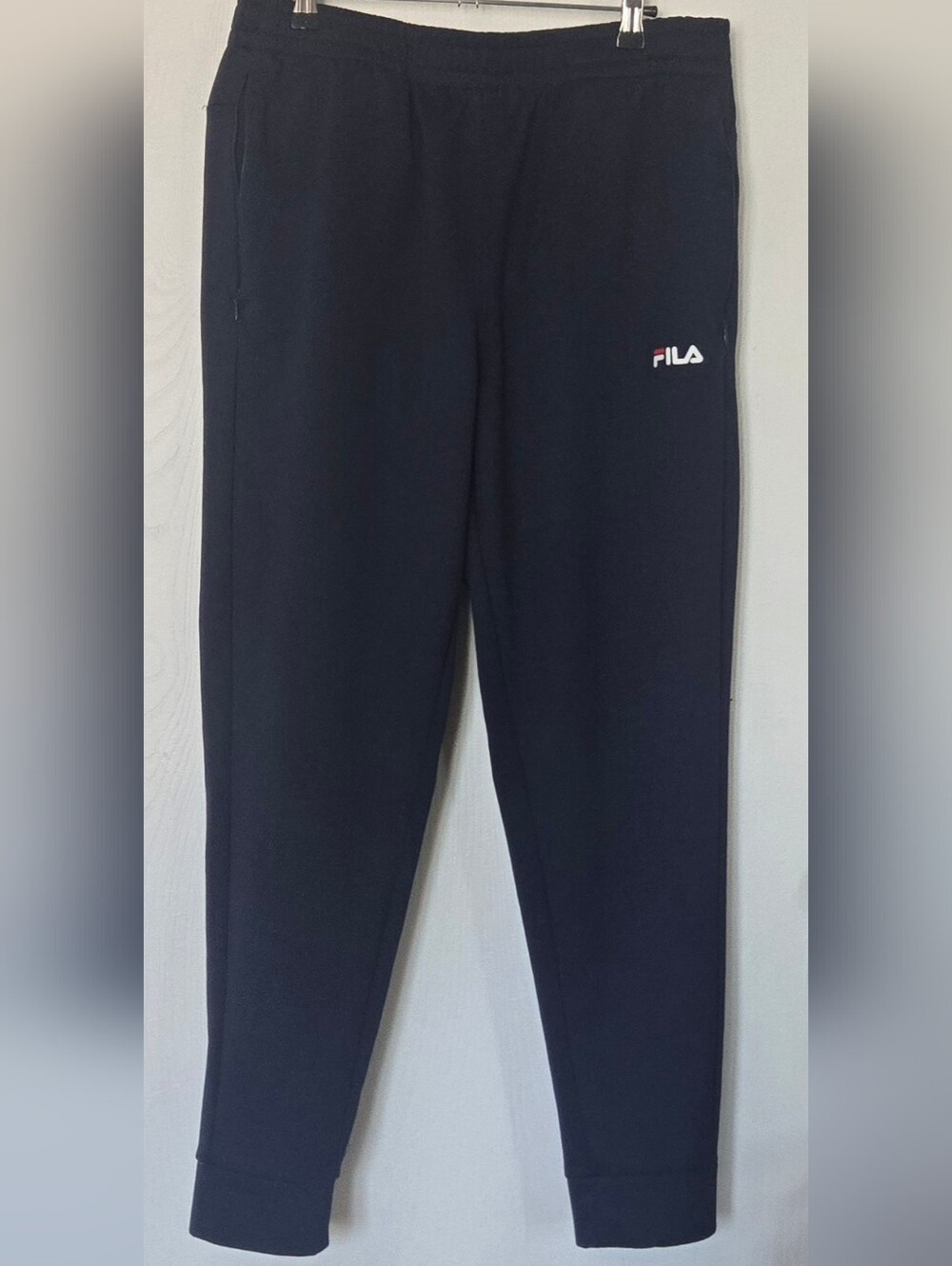 FILA Men’s Navy Blue Logo Track Pants